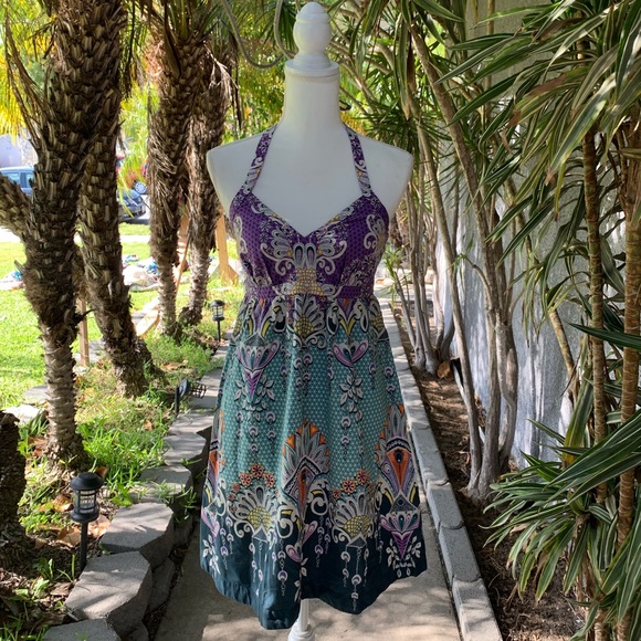 “EXPRESS YOURSELF” Dress by Express 💜💛💚 - Picture 2 of 8